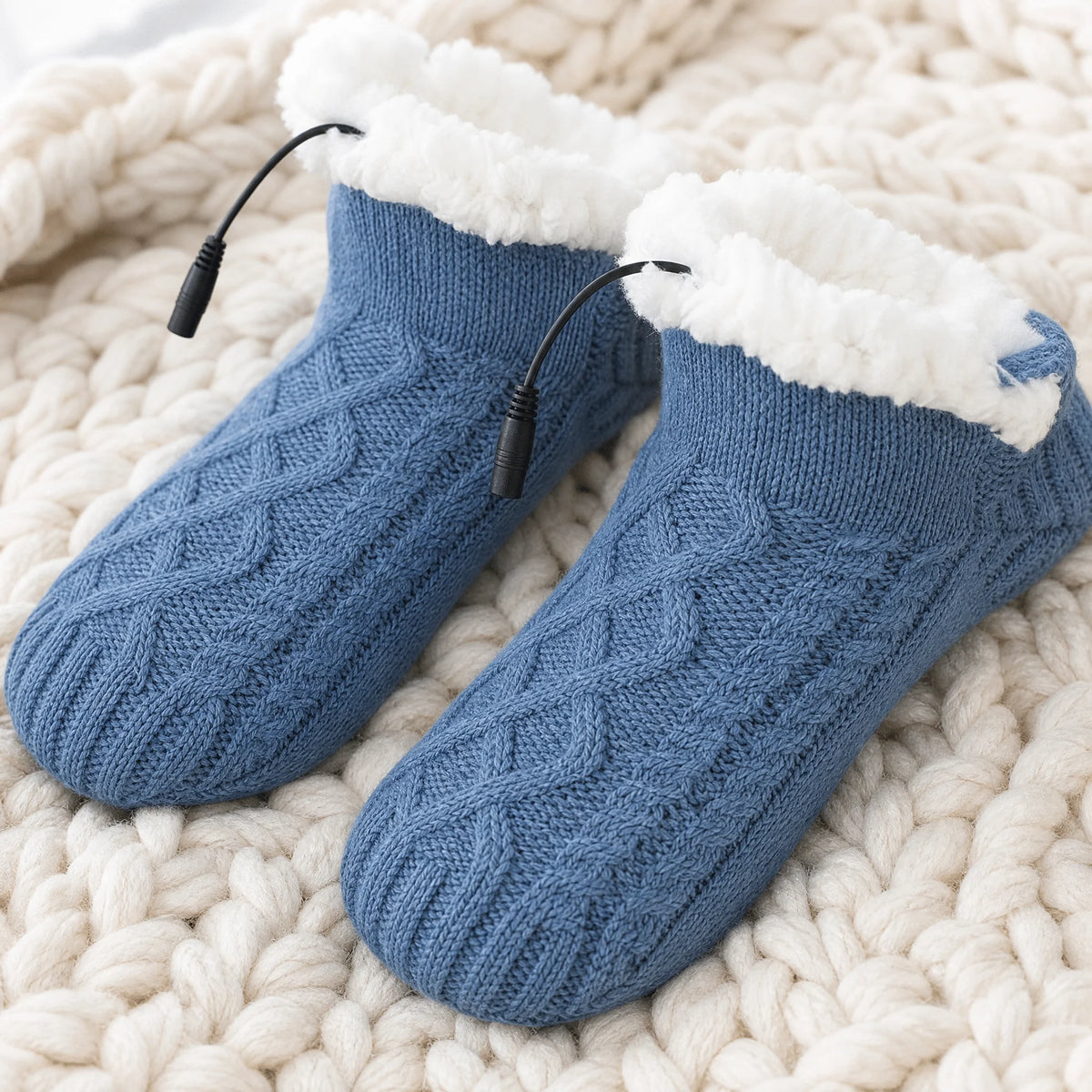 Heated Slipper Socks | USB-Powered & Non-Slip | One Size Fits Most