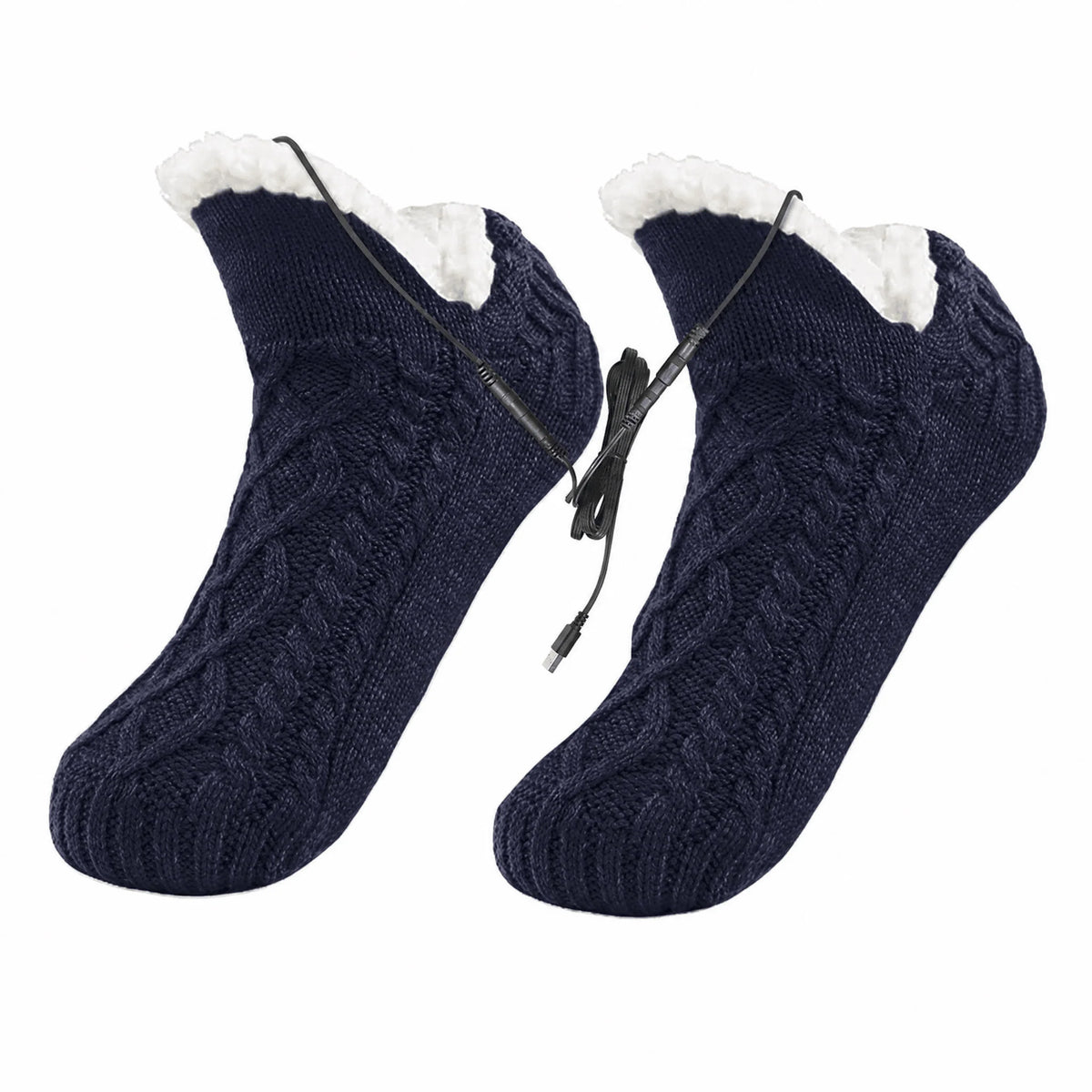 Heated Slipper Socks | USB-Powered & Non-Slip | One Size Fits Most