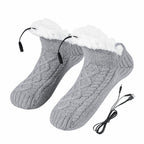 Heated Slipper Socks | USB-Powered & Non-Slip | One Size Fits Most