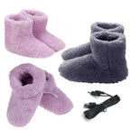 Heated Slippers | USB-Powered & Plush Fleece | Ankle-High