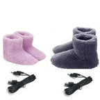 Heated Slippers | USB-Powered & Plush Fleece | Ankle-High