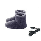 Heated Slippers | USB-Powered & Plush Fleece | Ankle-High
