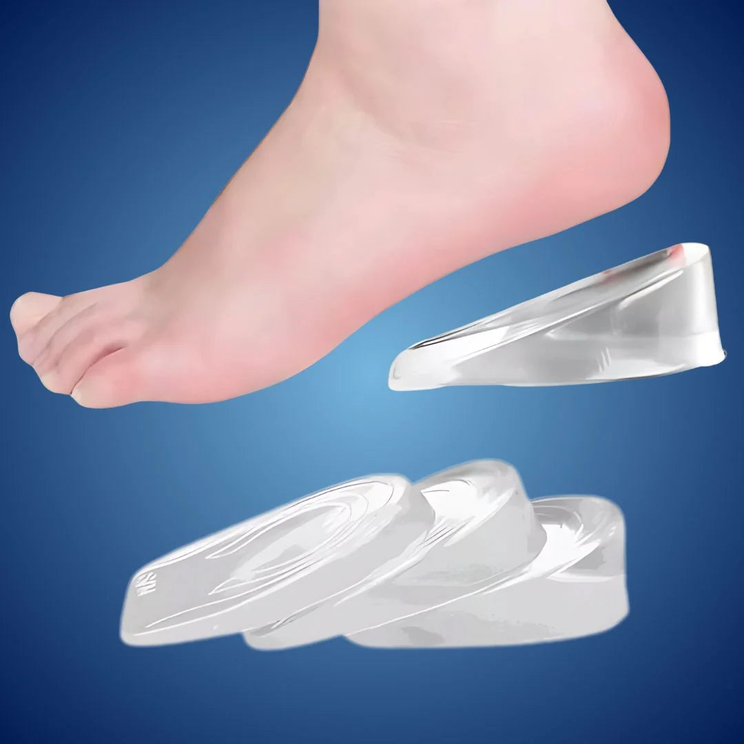 Heel Lift Inserts | Silicone Gel Cushioning & Adjustable Lift
