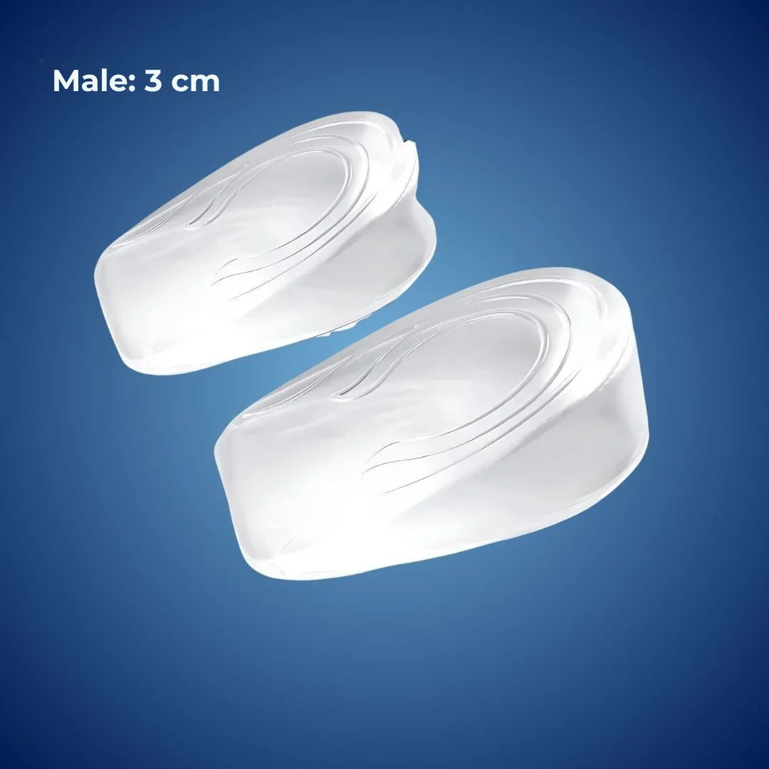 Heel Lift Inserts | Silicone Gel Cushioning & Adjustable Lift