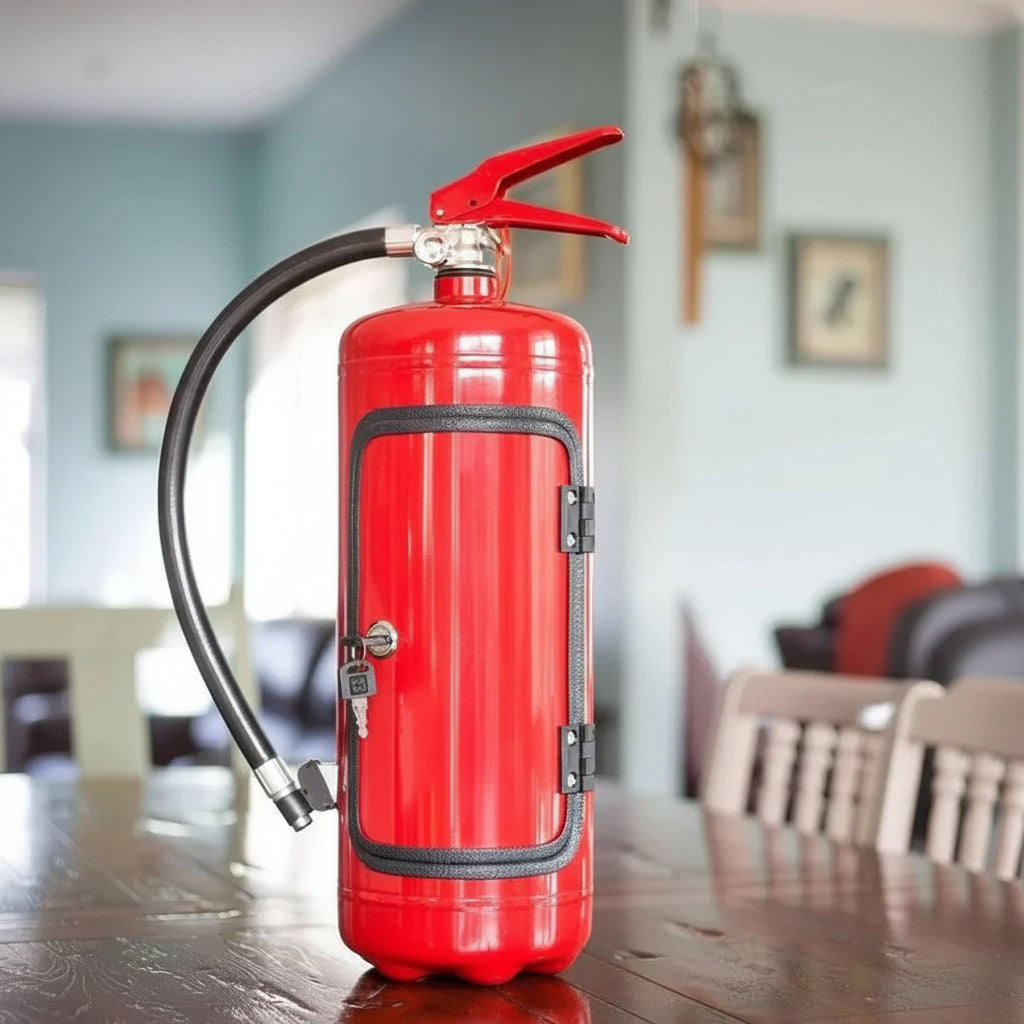 Hidden Bar in Fire Extinguisher