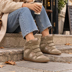 High-Top Sneakers | Hidden 5 cm Wedge & Adjustable Straps