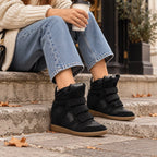 High-Top Sneakers | Hidden 5 cm Wedge & Adjustable Straps