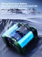 Hip Clip Fan | Ice-Ceramic Cooling & 8000mAh Battery | Wearable