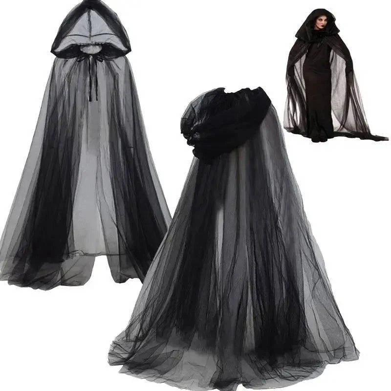 Hooded Cape | Layered Tulle & Lightweight | One Size Fits Most