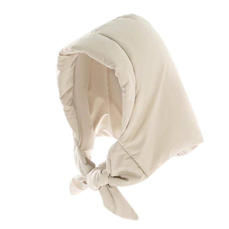 Hooded Headscarf | Quilted Insulated & Adjustable Tie-Back