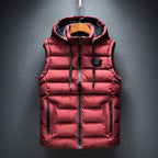 Hooded Vest | Unisex Cotton-Blend Sleeveless
