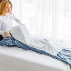 Hoodie Blanket | Soft Flannel & Shark Design