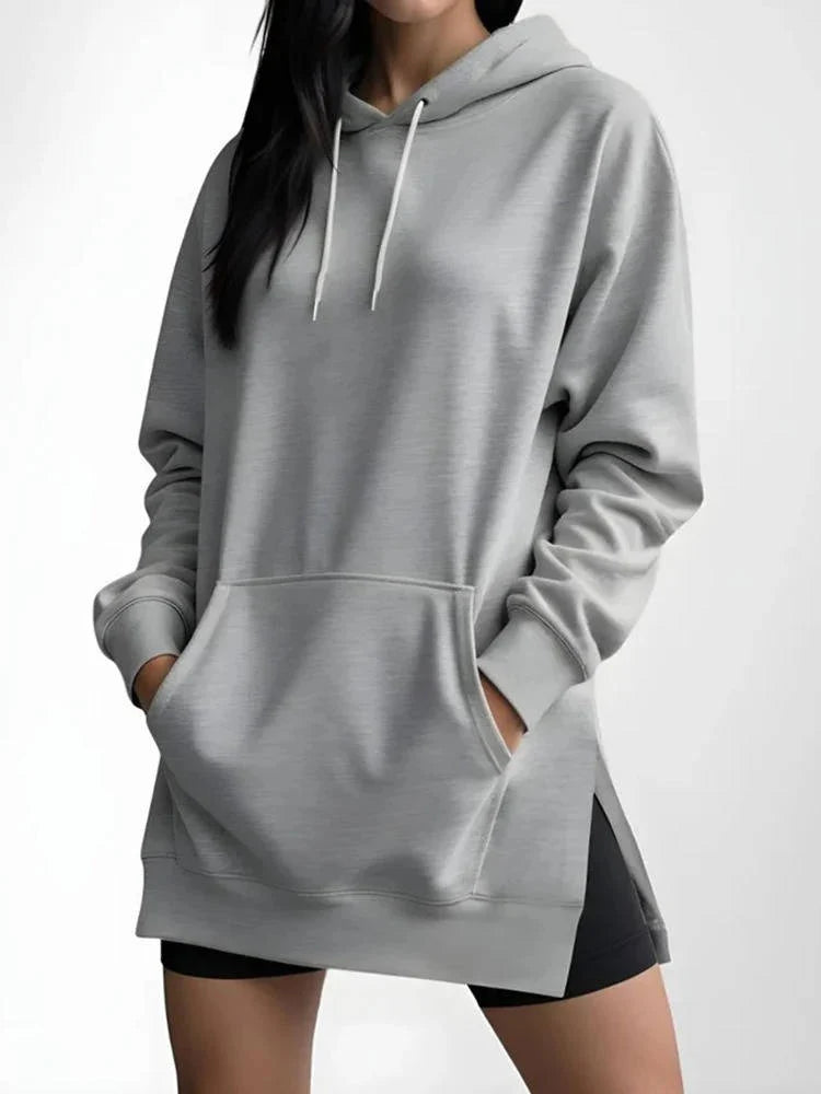 Hoodie Dress | Cotton & Plush Lined | Oversized Fit