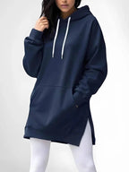 Hoodie Dress | Cotton & Plush Lined | Oversized Fit