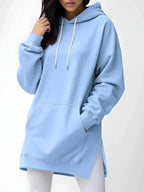 Hoodie Dress | Cotton & Plush Lined | Oversized Fit