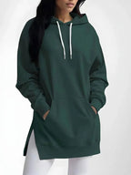 Hoodie Dress | Cotton & Plush Lined | Oversized Fit