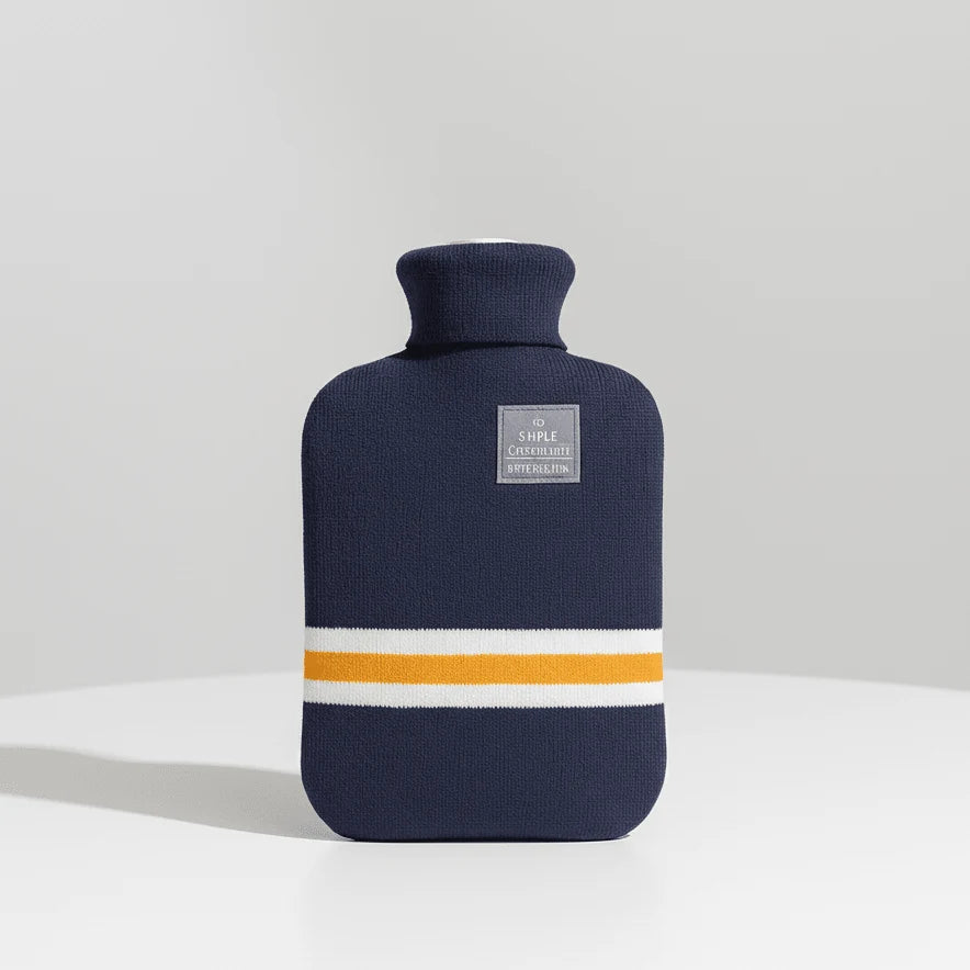 Hot Water Bottle | Extra Large Soft Knitted Cover | 2L Capacity