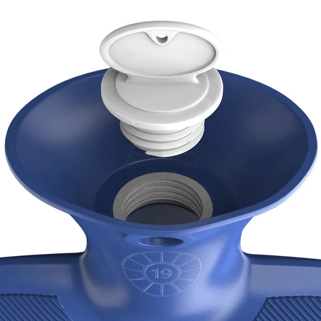 Hot Water Bottle | Extra Large Soft Knitted Cover | 2L Capacity
