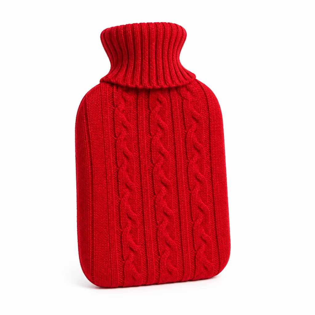 Hot Water Bottle | Leak-Proof Rubber & Removable Plush Cover | 2L Capacity