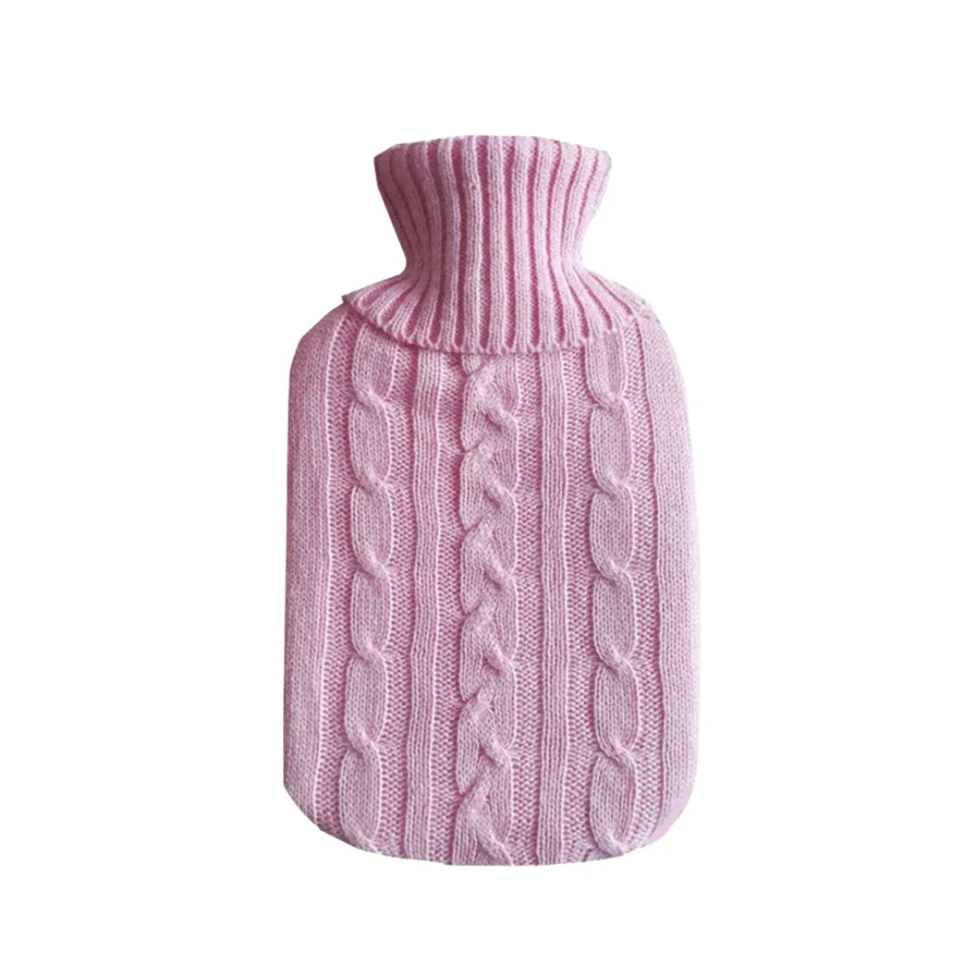 Hot Water Bottle | Leak-Proof Rubber & Removable Plush Cover | 2L Capacity