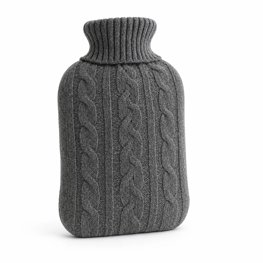 Hot Water Bottle | Leak-Proof Rubber & Removable Plush Cover | 2L Capacity