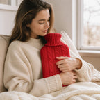 Hot Water Bottle | Leak-Proof Rubber & Removable Plush Cover | 2L Capacity