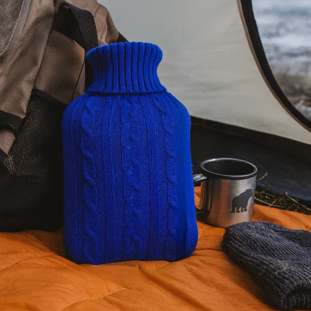 Hot Water Bottle | Leak-Proof Rubber & Removable Plush Cover | 2L Capacity