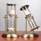 Hourglass | Rotating Brass & Glass | 15/30/60 Min