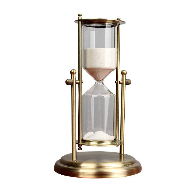 Hourglass | Rotating Brass & Glass | 15/30/60 Min