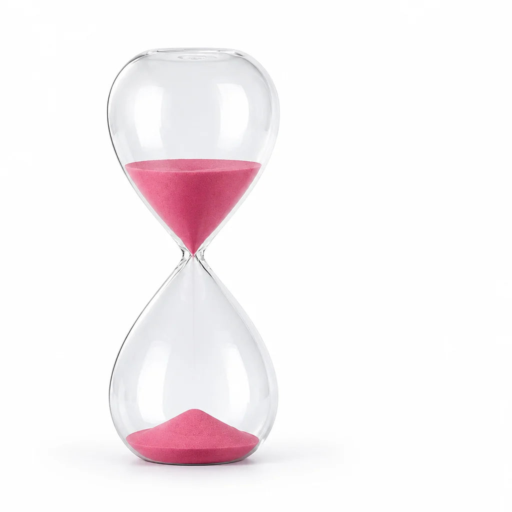 Hourglass Timer | Glass & Fine Sand | 5–60 Min