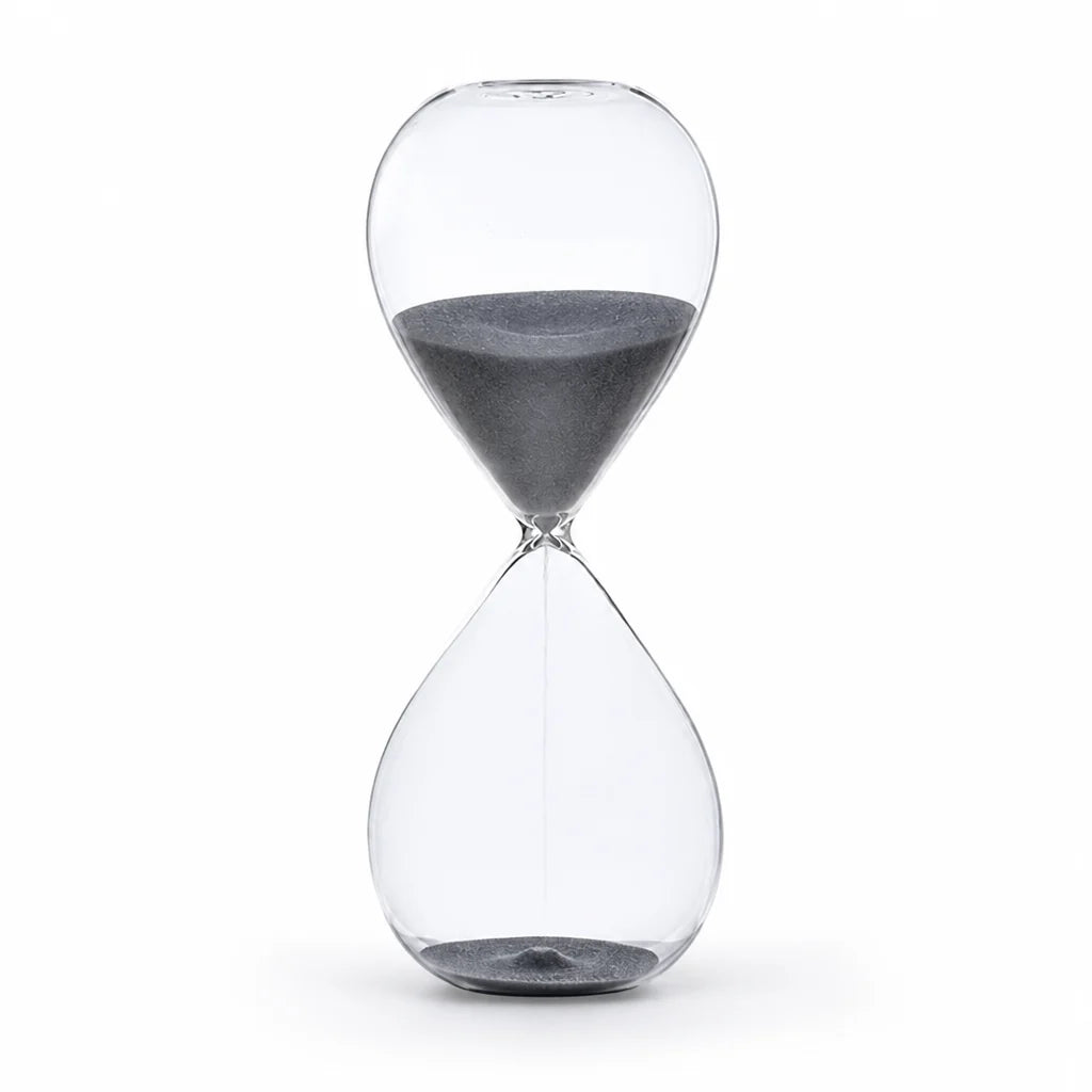 Hourglass Timer | Glass & Fine Sand | 5–60 Min