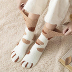 House Socks | Soft Fleece Lining & Cat Claw Design
