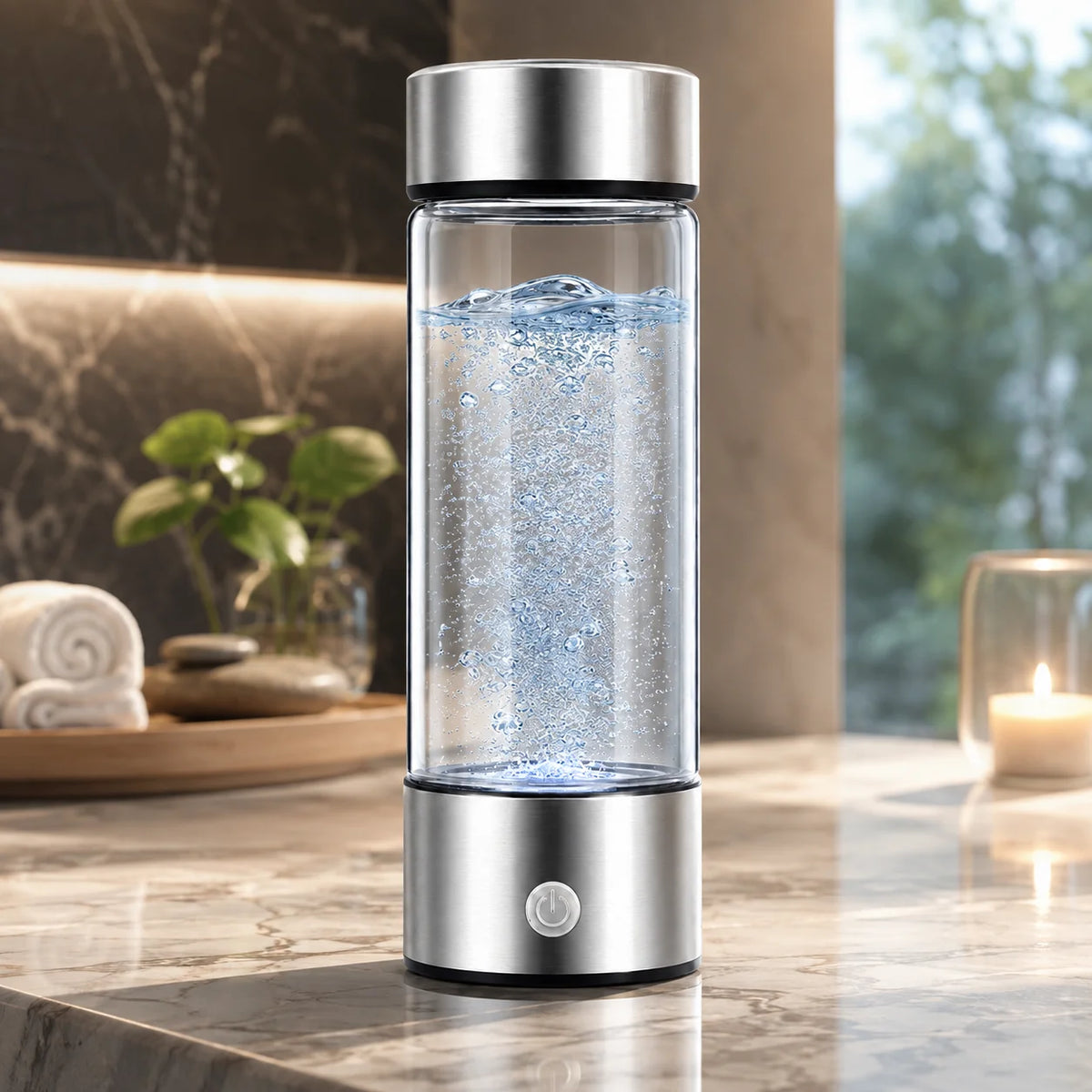 Hydrogen Water Bottle | Portable One-Button Infuser