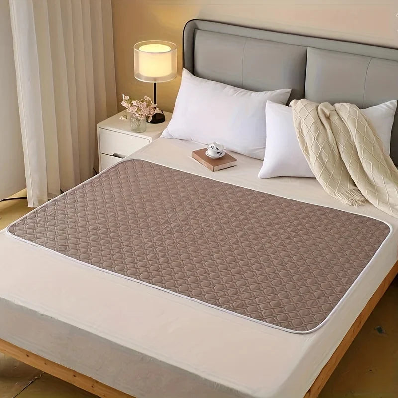 Incontinence Bed Protector | Quilted Polyester Absorbent & Waterproof