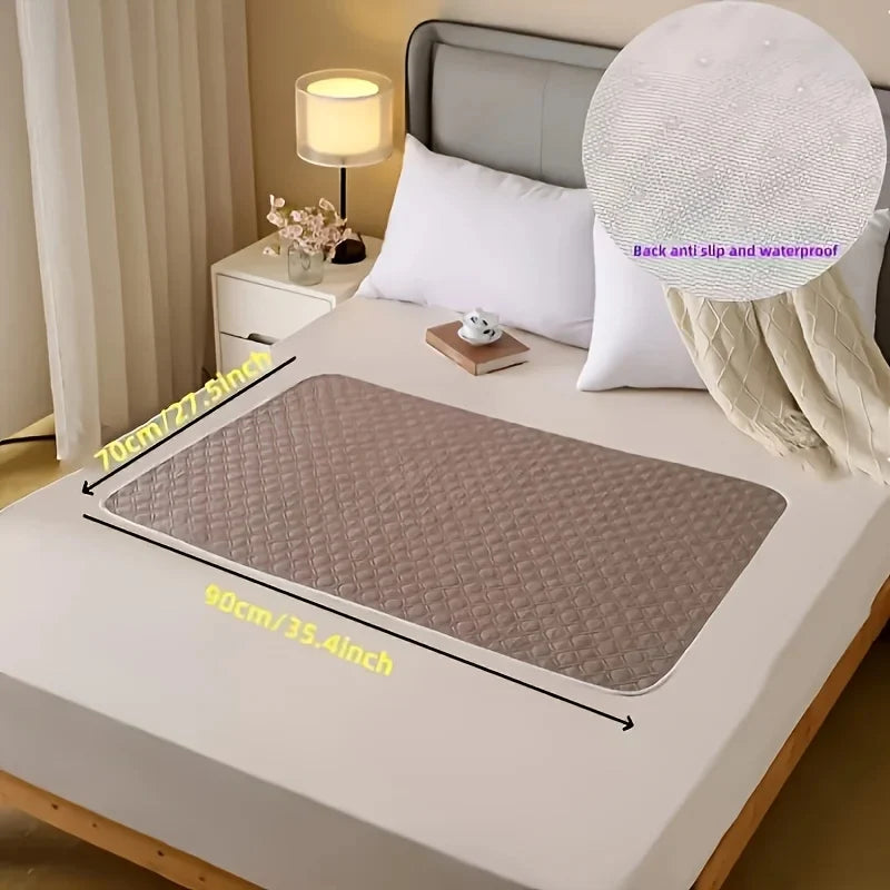 Incontinence Bed Protector | Quilted Polyester Absorbent & Waterproof