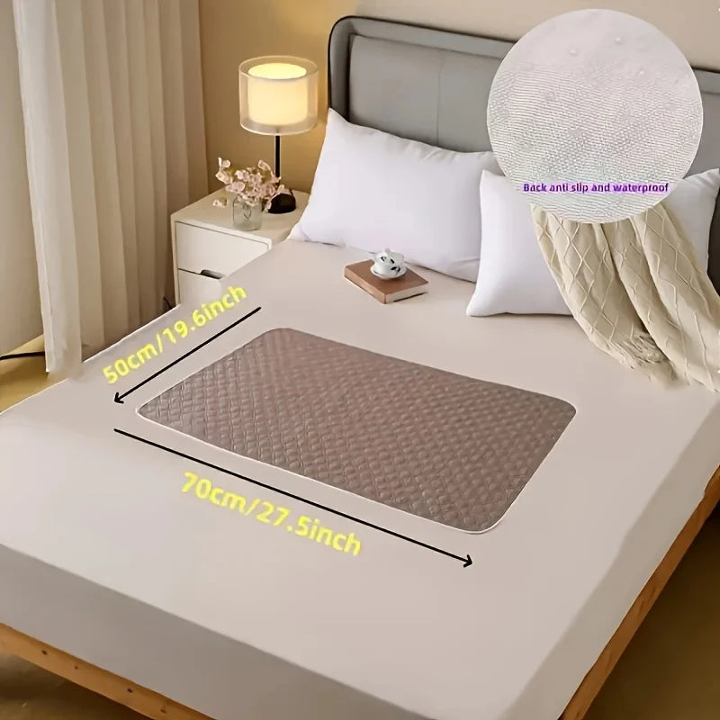 Incontinence Bed Protector | Quilted Polyester Absorbent & Waterproof