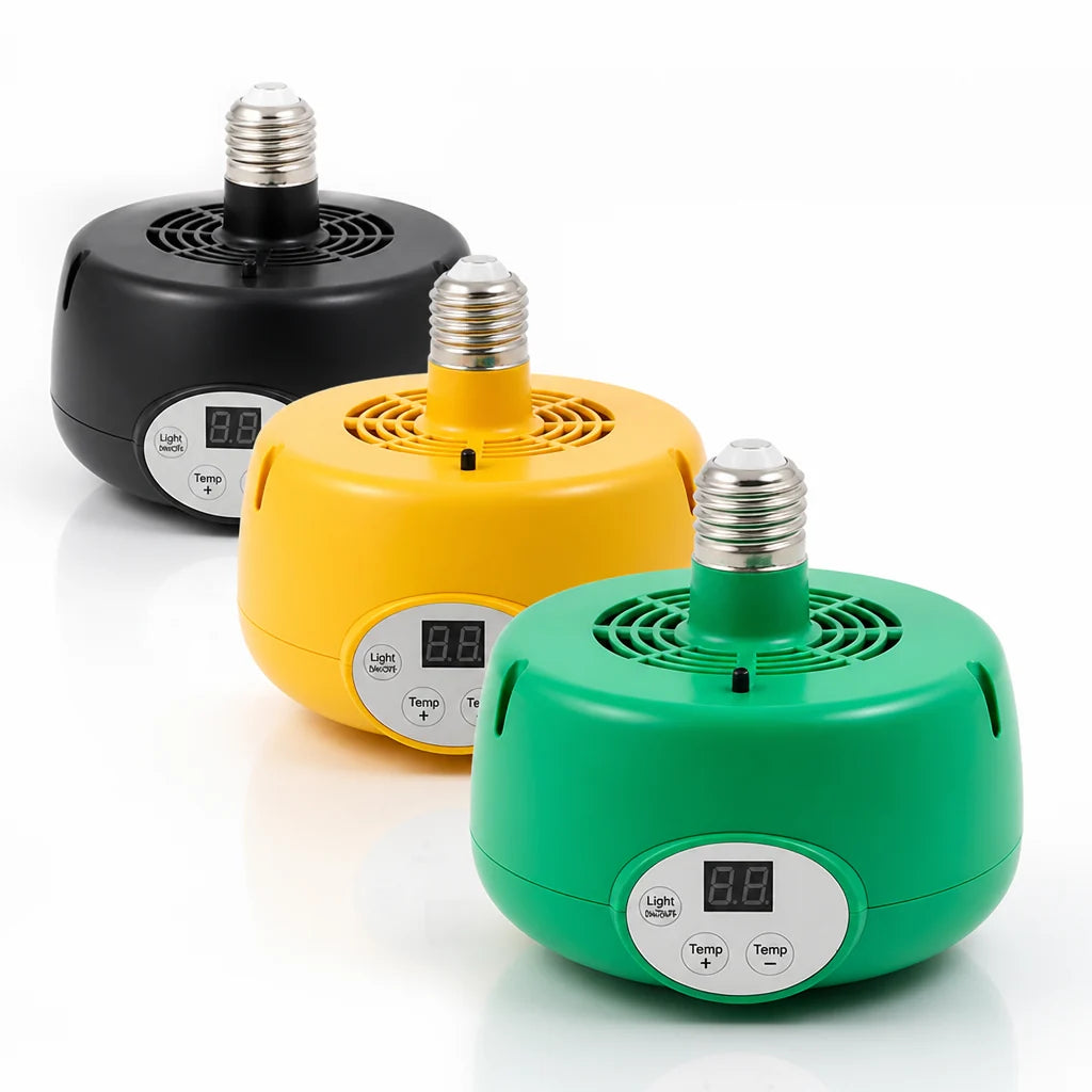 Incubator Heater | Smart Thermostat & Even Heat Distribution | E27 Socket