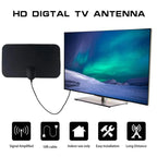 Indoor TV Antenna | Flat Long-Range & Adhesive Backing | 10 Ft Cable