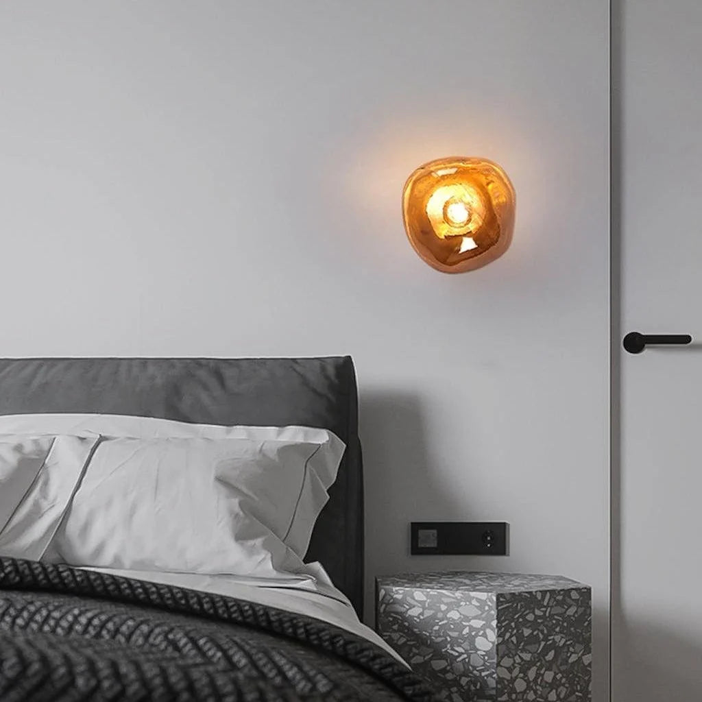 Indoor Wall Lamp | Circular Metal Body & Acrylic Rim | Damp Rated