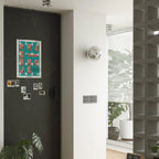 Indoor Wall Lamp | Circular Metal Body & Acrylic Rim | Damp Rated