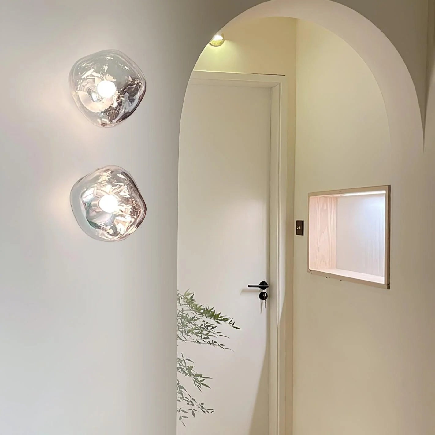 Indoor Wall Lamp | Circular Metal Body & Acrylic Rim | Damp Rated