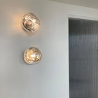 Indoor Wall Lamp | Circular Metal Body & Acrylic Rim | Damp Rated