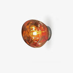 Indoor Wall Lamp | Circular Metal Body & Acrylic Rim | Damp Rated