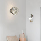 Indoor Wall Lamp | Circular Metal Body & Acrylic Rim | Damp Rated