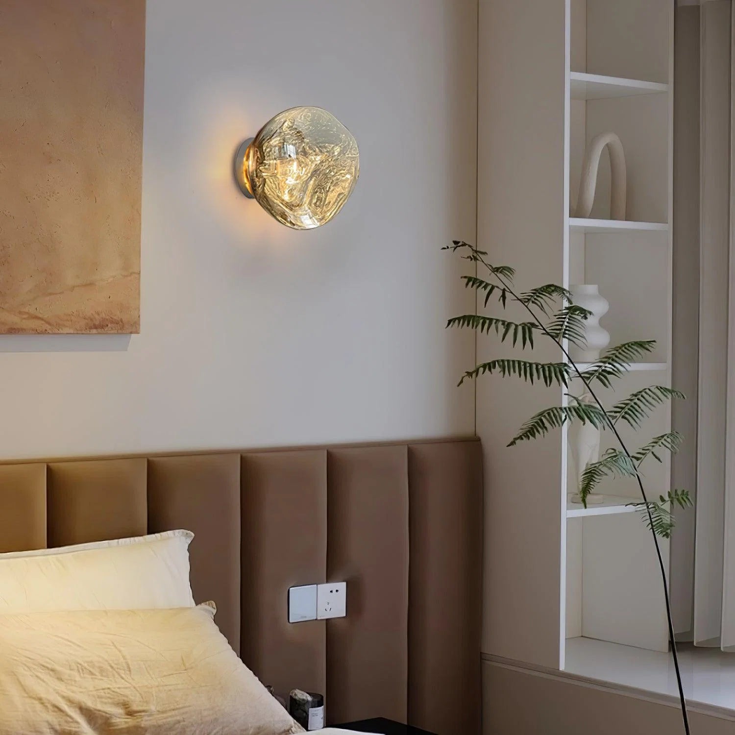 Indoor Wall Lamp | Circular Metal Body & Acrylic Rim | Damp Rated