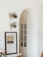 Indoor Wall Lamp | Circular Metal Body & Acrylic Rim | Damp Rated