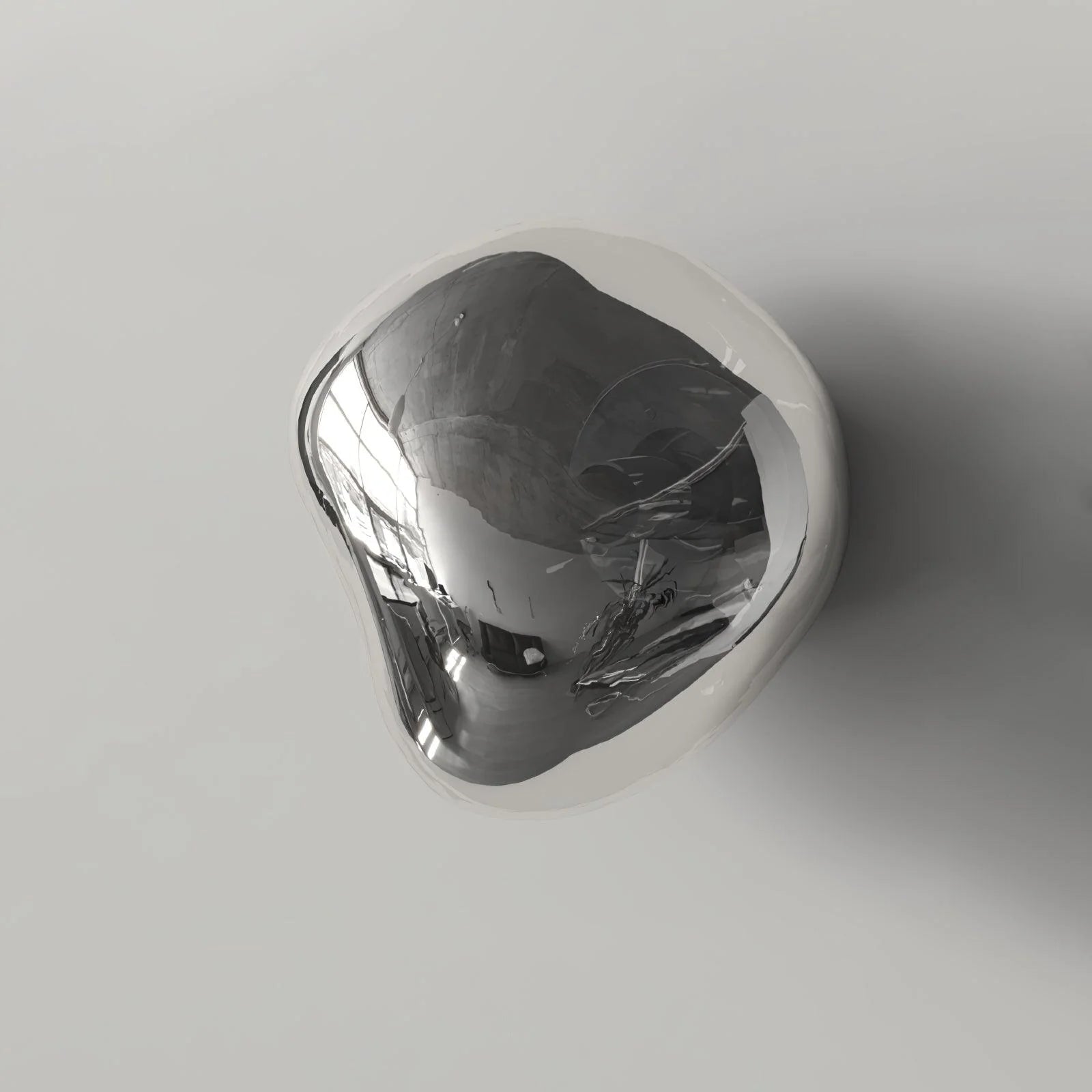 Indoor Wall Lamp | Circular Metal Body & Acrylic Rim | Damp Rated