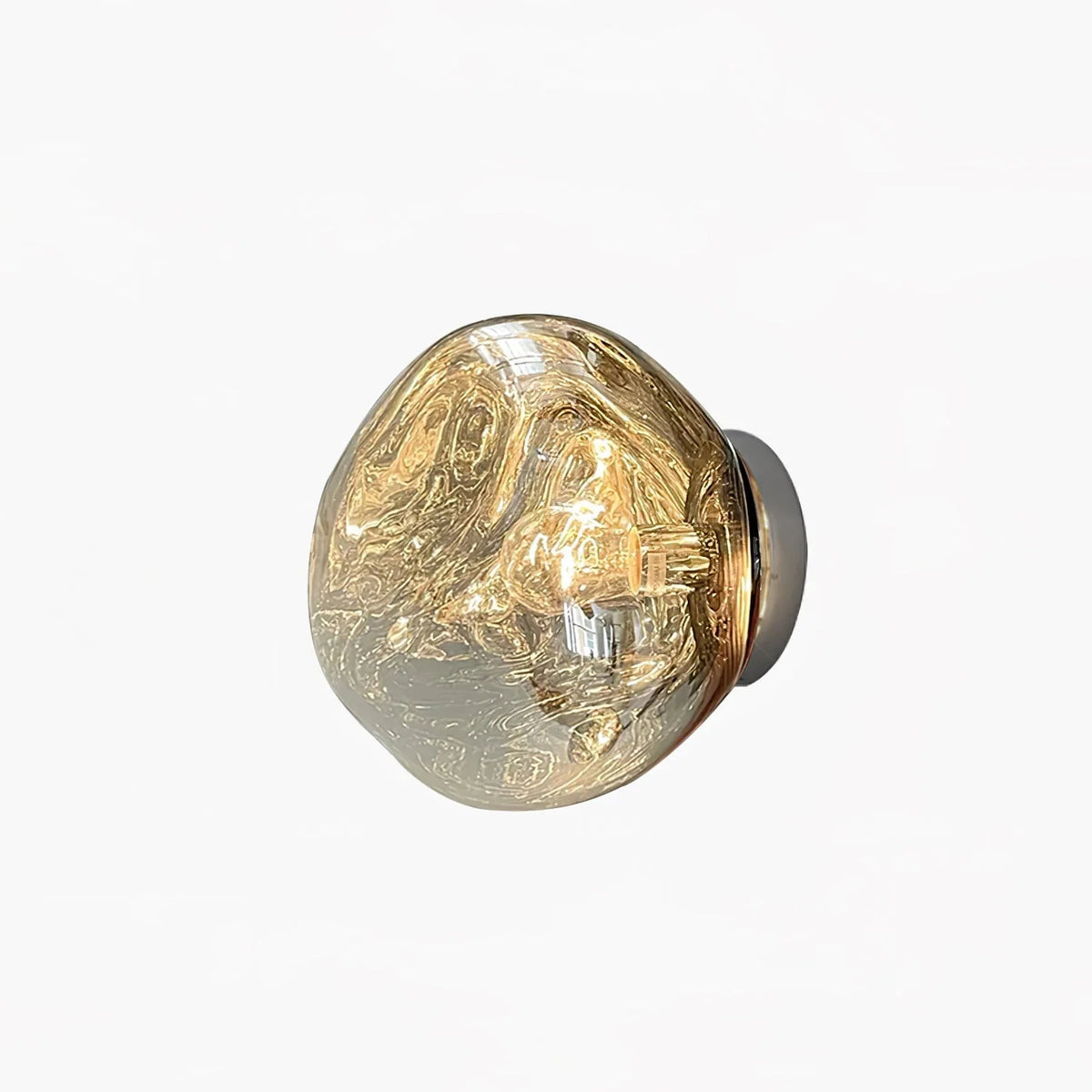 Indoor Wall Lamp | Circular Metal Body & Acrylic Rim | Damp Rated