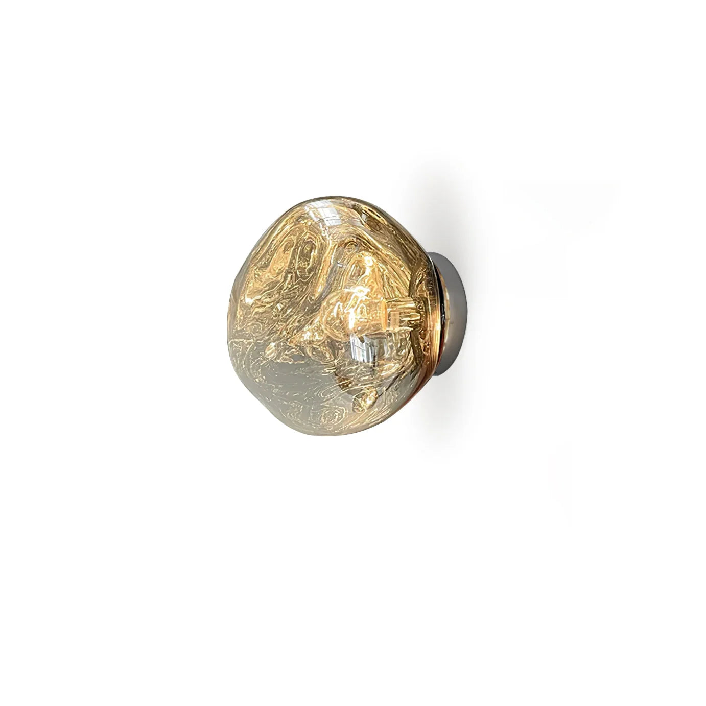 Indoor Wall Lamp | Circular Metal Body & Acrylic Rim | Damp Rated
