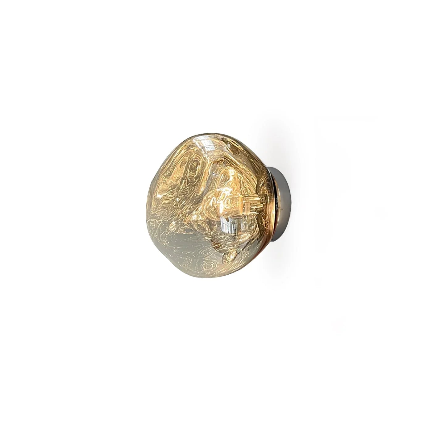 Indoor Wall Lamp | Circular Metal Body & Acrylic Rim | Damp Rated